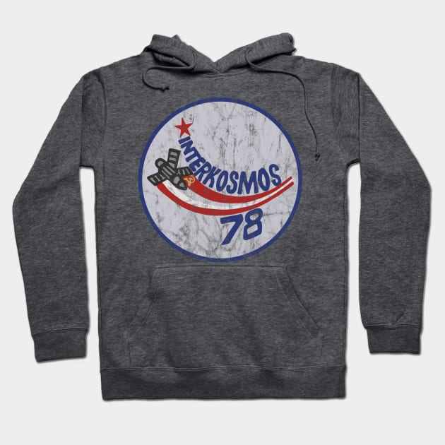 Interkosmos 78 - Russian Space Program Patch Hoodie by Slightly Unhinged